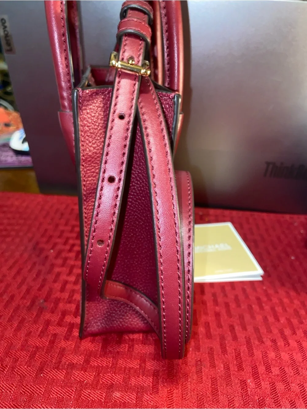 Michael Kors Mercer XS Mini Shopper Mulberry/Multi